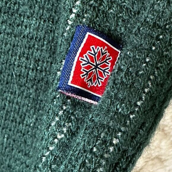 Split 500‎ Mens Geometric Knit Sweater L Green & Gray - Picture 15 of 16